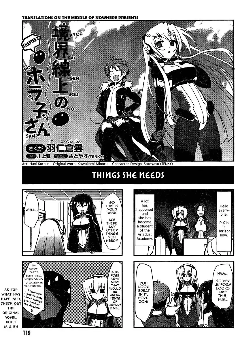 Kyoukai Senjou no Horako-san Chapter 2 1